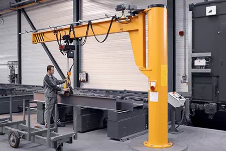 Column mounted jib crane